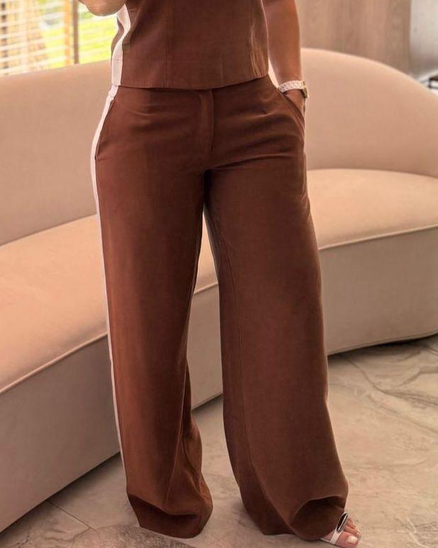 CALCA PANTALONA FAIXA LATERAL BICOLOR