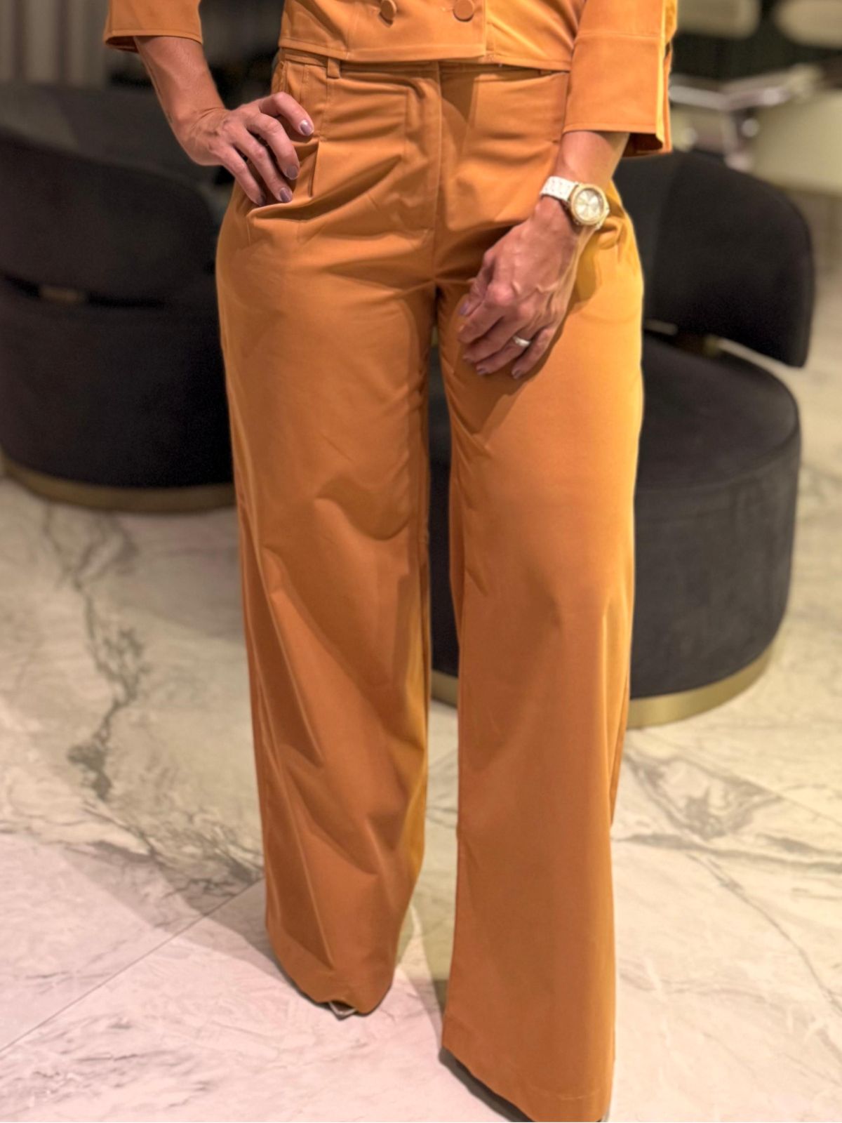 Calça Pantalona Caramelo - Imagem 2