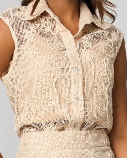 Conjunto Rendado Floral - Imagem 3