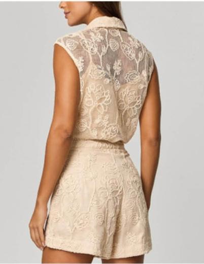 Conjunto Rendado Floral - Imagem 4