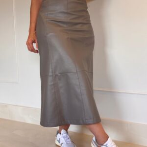 Saia Midi Silver Gray