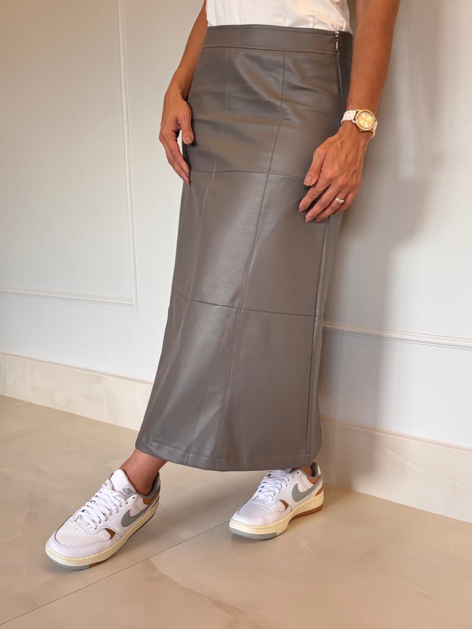 Saia Midi Silver Gray - Imagem 2